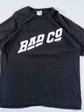 Vintage 1988 Bad Company Band T-Shirt XL Made in USA Rock Tour Single Stitch